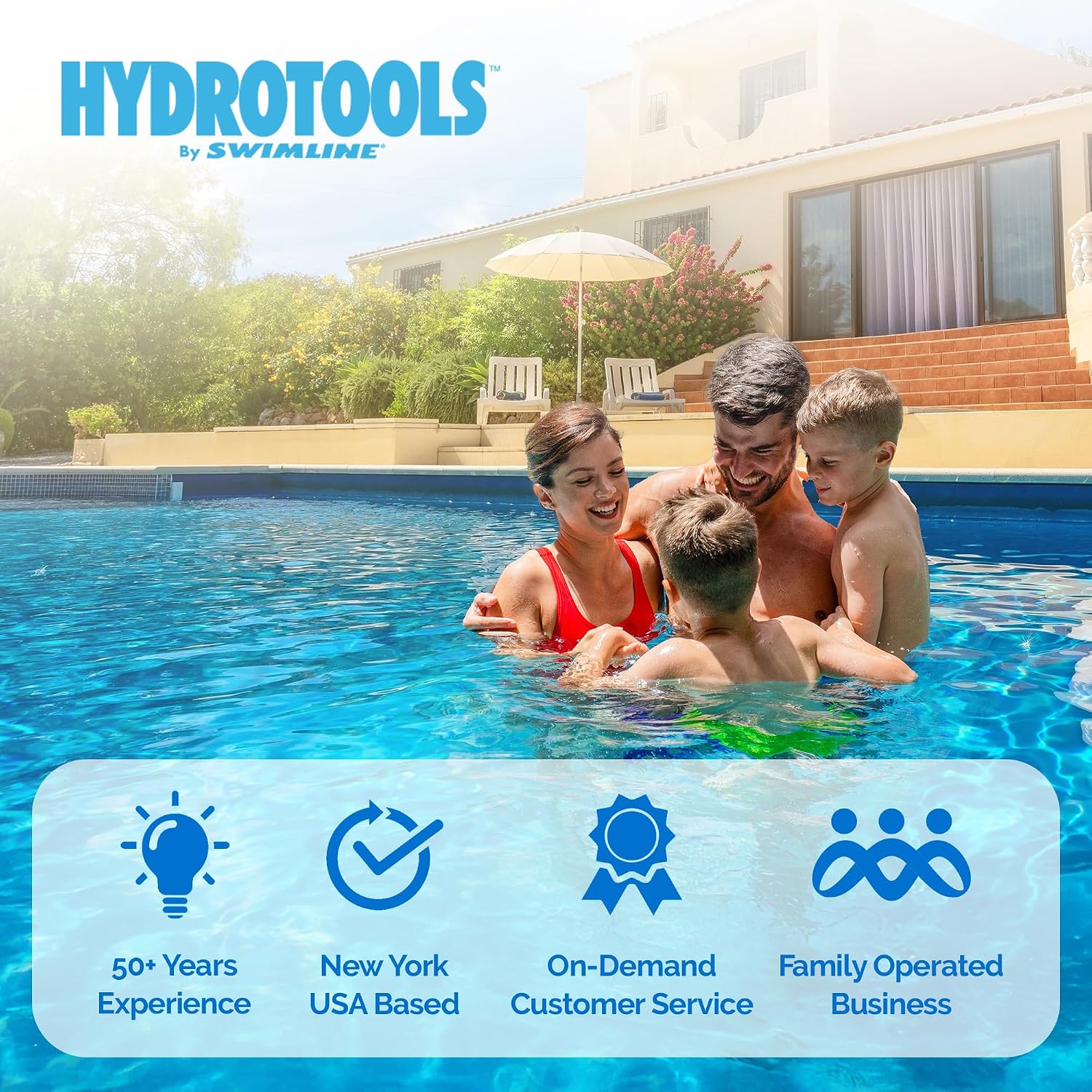 SWIMLINE HYDROTOOLS Pool Salt Replacement Cell For Water Chlorinator Systems For Pools Up To 40,000 Gallons | 13 XL Titanium Plates, Hayward Compatible, Easy Install Above & Inground Pool Generators