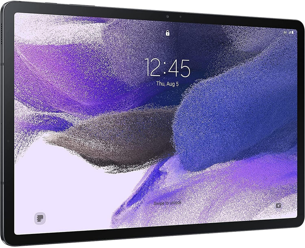 Samsung Galaxy Tab S7 FE 2021 Android Tablet 12.4' Screen LTE/WiFi (T-Mobile) 64GB S Pen Included Long-Lasting Battery Powerful Performance, Mystic Black - SM-T738UZKAXAU (Renewed)
