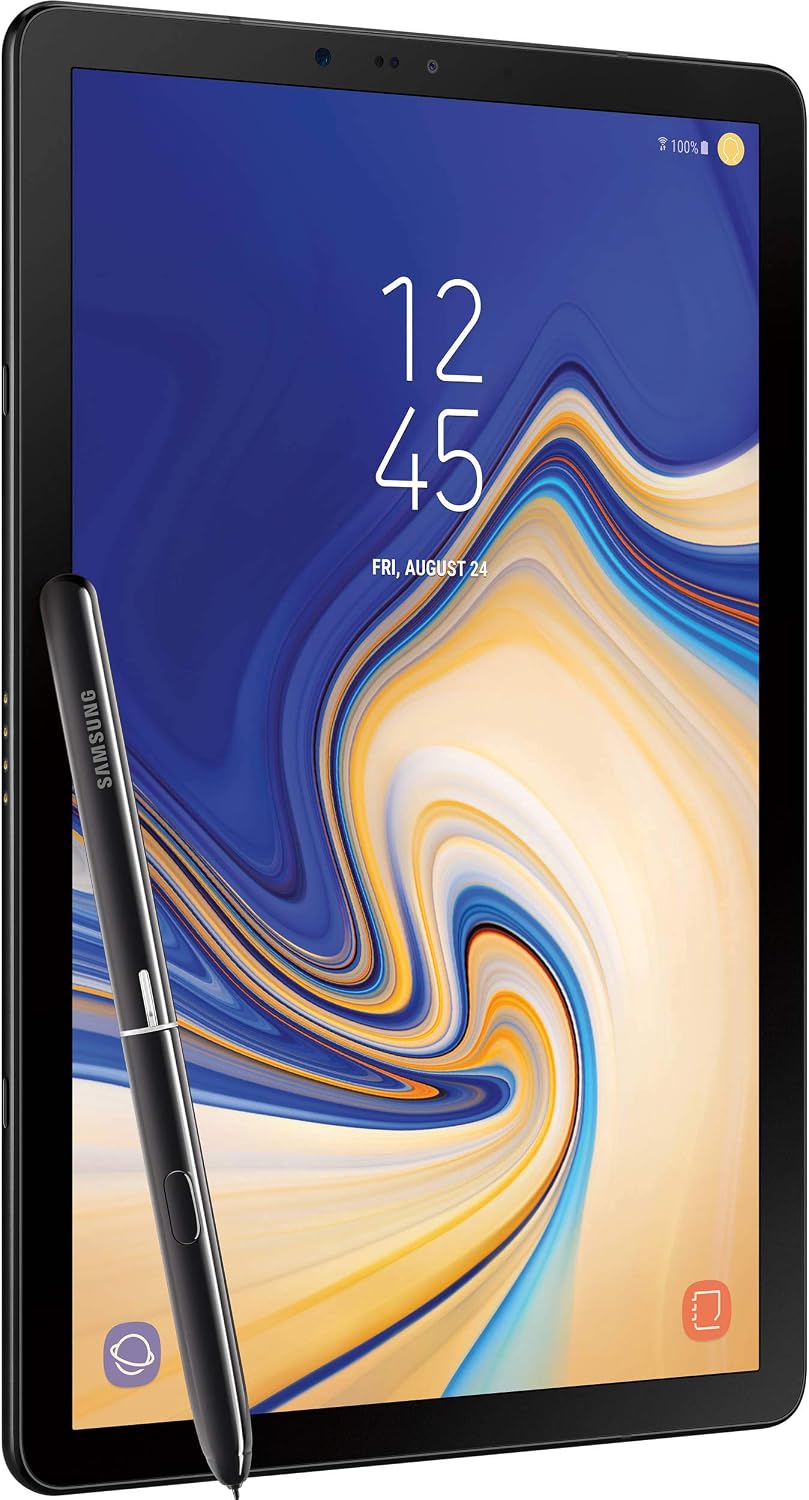 Samsung Galaxy Tab S4 10.5in (S Pen Included) 64GB, Wi-Fi, Verizon, Tablet - Black (Renewed)