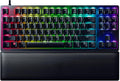 Razer Huntsman V2 TKL Tenkeyless Gaming Keyboard: Fast Clicky Optical Switches w/Quick Keystrokes & 8000Hz Polling Rate - Detachable Type-C Cable - Doubleshot PBT Keycaps - Ergonomic Wrist Rest