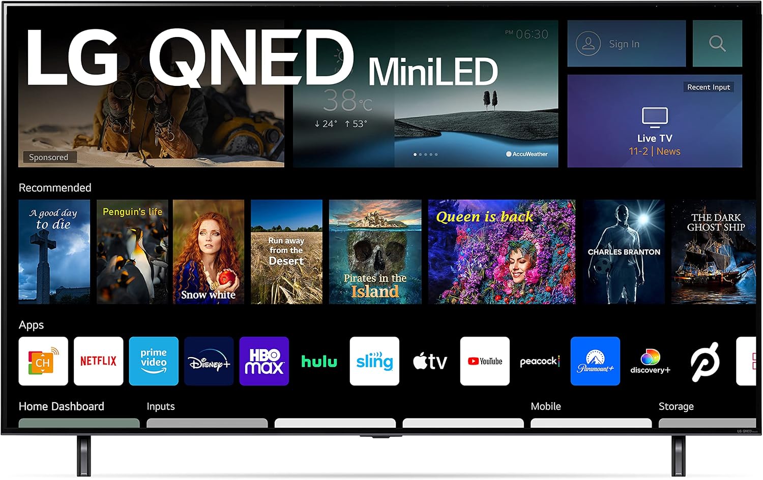 LG QNED 85 Series 65' Alexa Built-in 4k Smart TV (3840 x 2160), 120Hz Refresh Rate, AI-Powered 4K, Dolby Cinema, WiSA Ready, Cloud Gaming (65QNED85UQA, 2022)