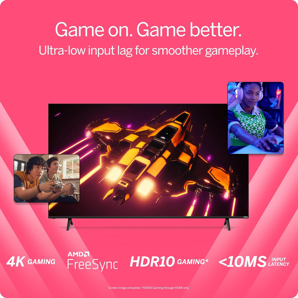 VIZIO 43-inch MQ6 Series 4K QLED HDR Smart TV w/Dolby Vision, WiFi 6E, Bluetooth Headphone Capable, AMD FreeSync & Alexa Compatibility, M43Q6M-K04, 2023 Model