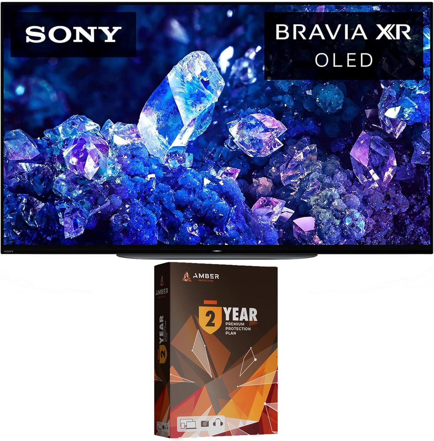 Sony XR48A90K 48 Inch 4K Bravia XR OLED High Definition Resolution Smart TV with 2 Year Amber Protection Plan (2022)