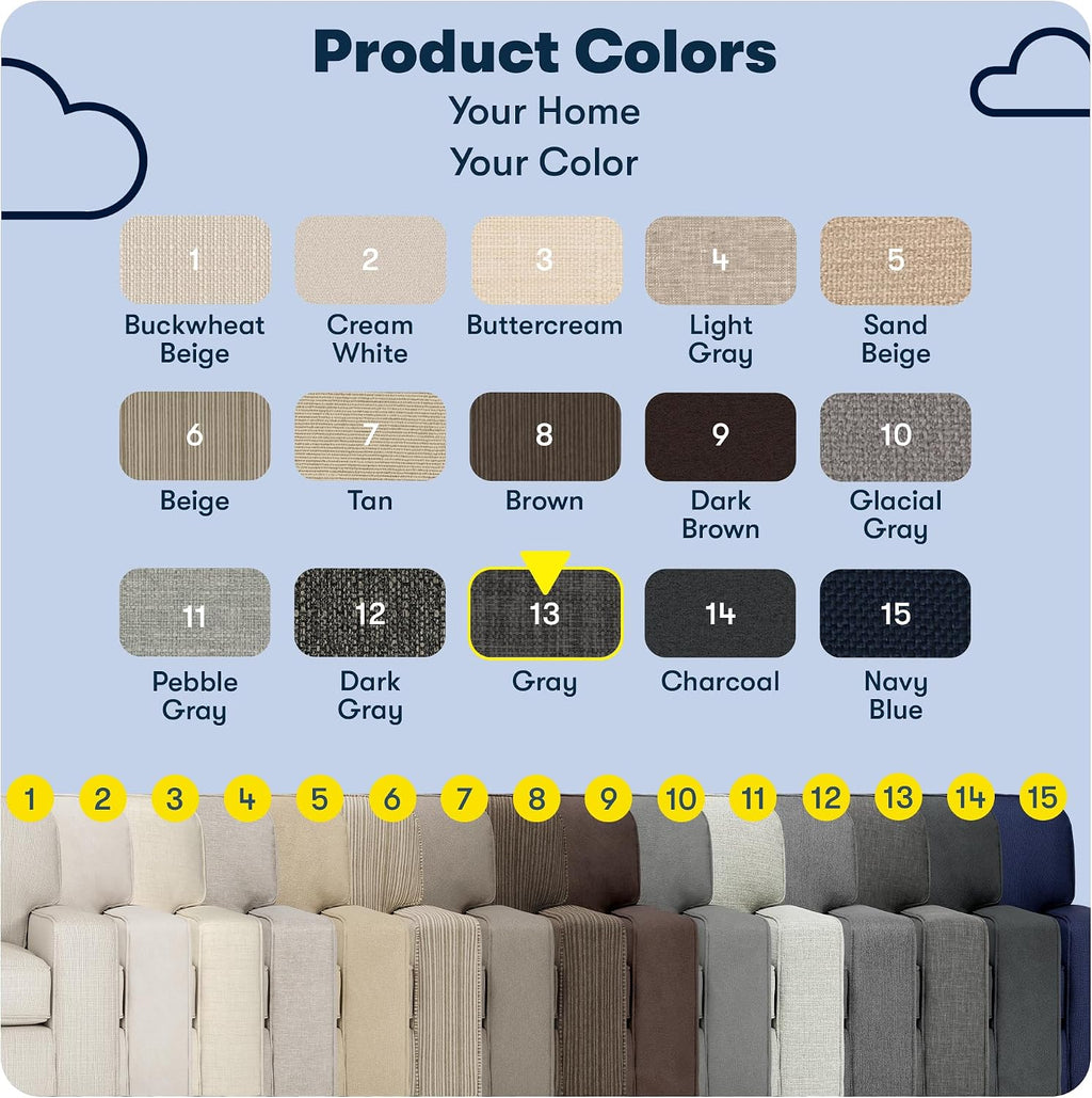Serta Palisades 61' Track Arm Sofa, Easy Care Polyester, Soft Pillow Back, Pocket Coil Seat Cushions, Removable Covers, Loveseat or Couch for Small Spaces, Living Rooms or Bedrooms, Gray