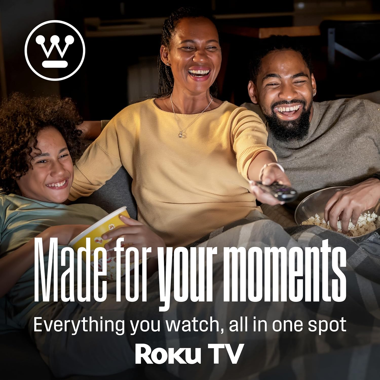 Westinghouse Roku TV - 32 Inch Smart TV, HD QLED Television w/Dolby Digital+, Wi-Fi & Mobile App Connectivity, Flat Screen, Bluetooth, Compatible w/Apple AirPlay, Alexa, & Google Assistant