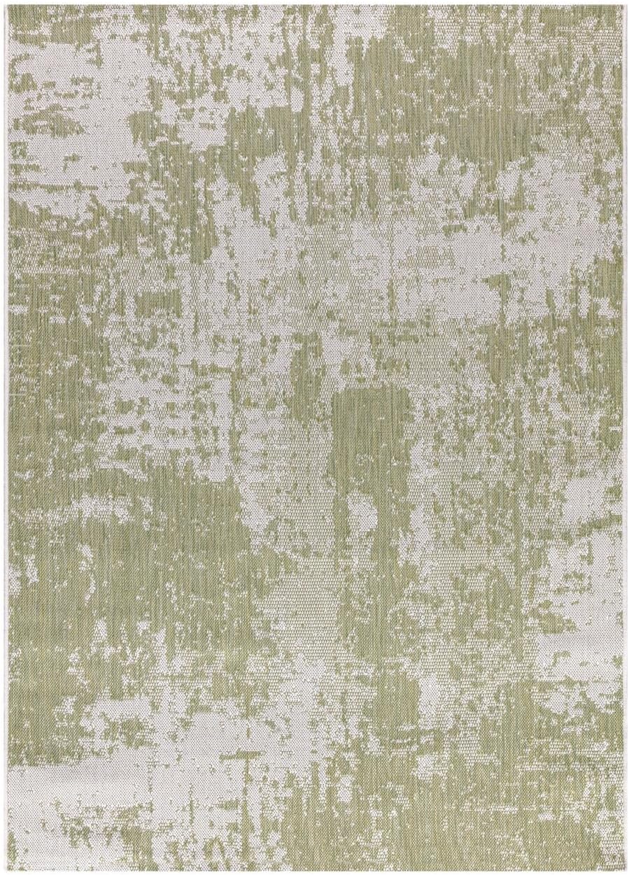 Keen Home Design Terrace Outdoor Area Rug - 9x12 Washable Indoor/Outdoor Rug for Patio, Kitchen, Balcony, Beach, Garden, Deck and Porch, Size: 8'10'x12'