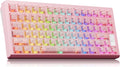 Mechanical Keyboard, Chilkey Slice75 HE Gaming Keyboard Wired, 75% Hall Effect Magnetic Aluminum Keyboard with WS Flux HE Clacky Switch, Rapid Trigger, 8K Polling, Per-Key RGB Custom, PC/Mac Support