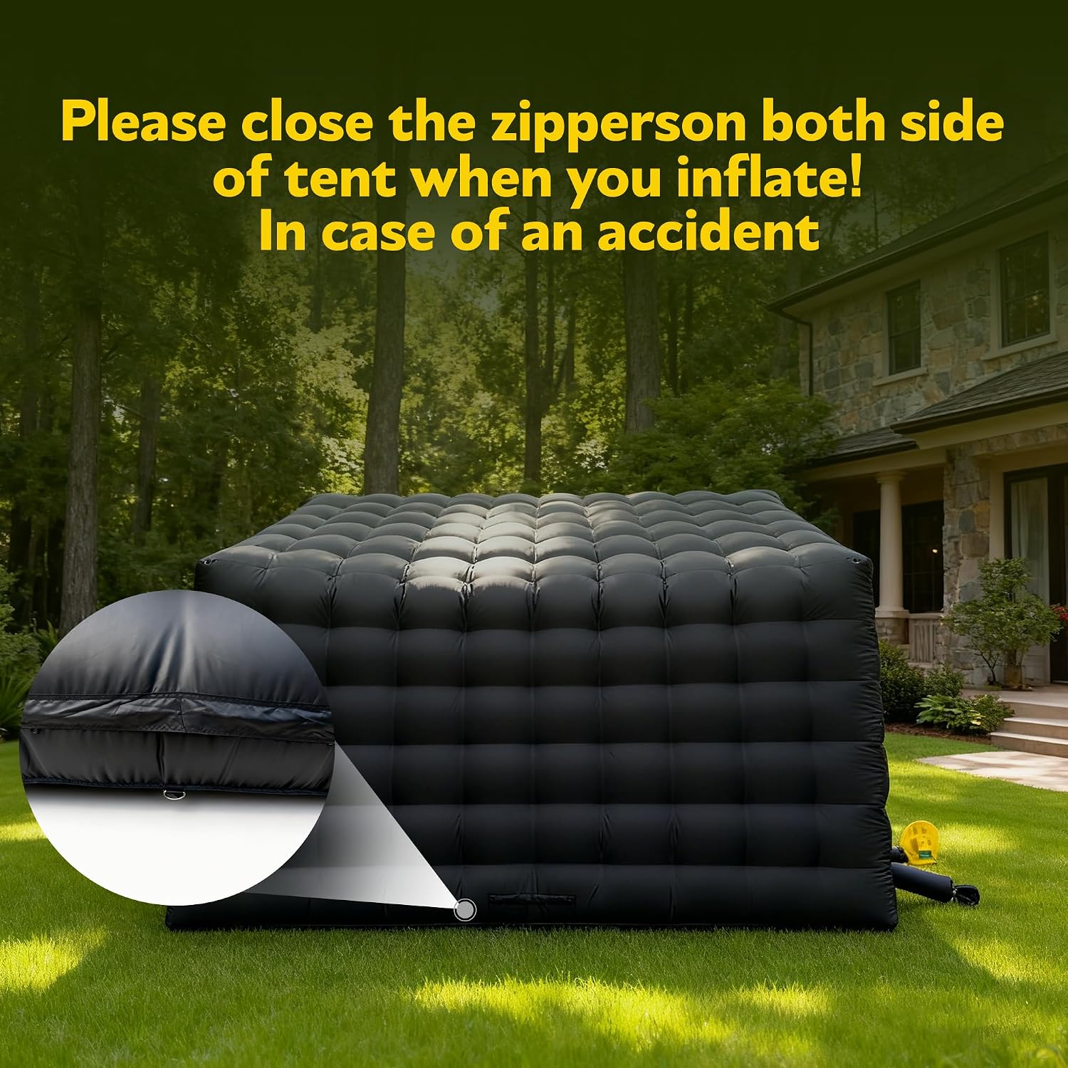 Party Tent Large,Large Gazebo Event House,Inflatable Outdoor Party Tent,for Birthday Party, School Camping, Disco Nightclub, Wedding Party (18FT)