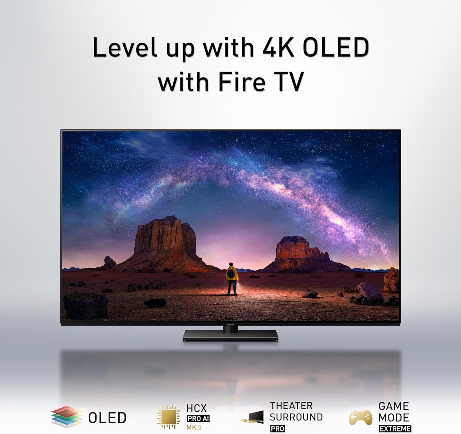 Panasonic Z85 Series (2024 Model) 55-inch OLED 4K Ultra HD Smart Fire TV, Dolby Vision IQ, HDR10+ Adaptive, 120Hz Refresh Rate - 55Z85AP