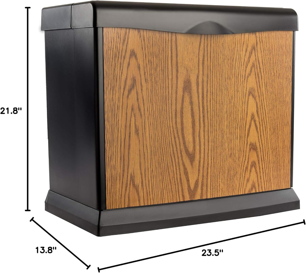 AIRCARE Valiant Digital Whole-House Console-Style Evaporative Humidifier (Honey Oak)