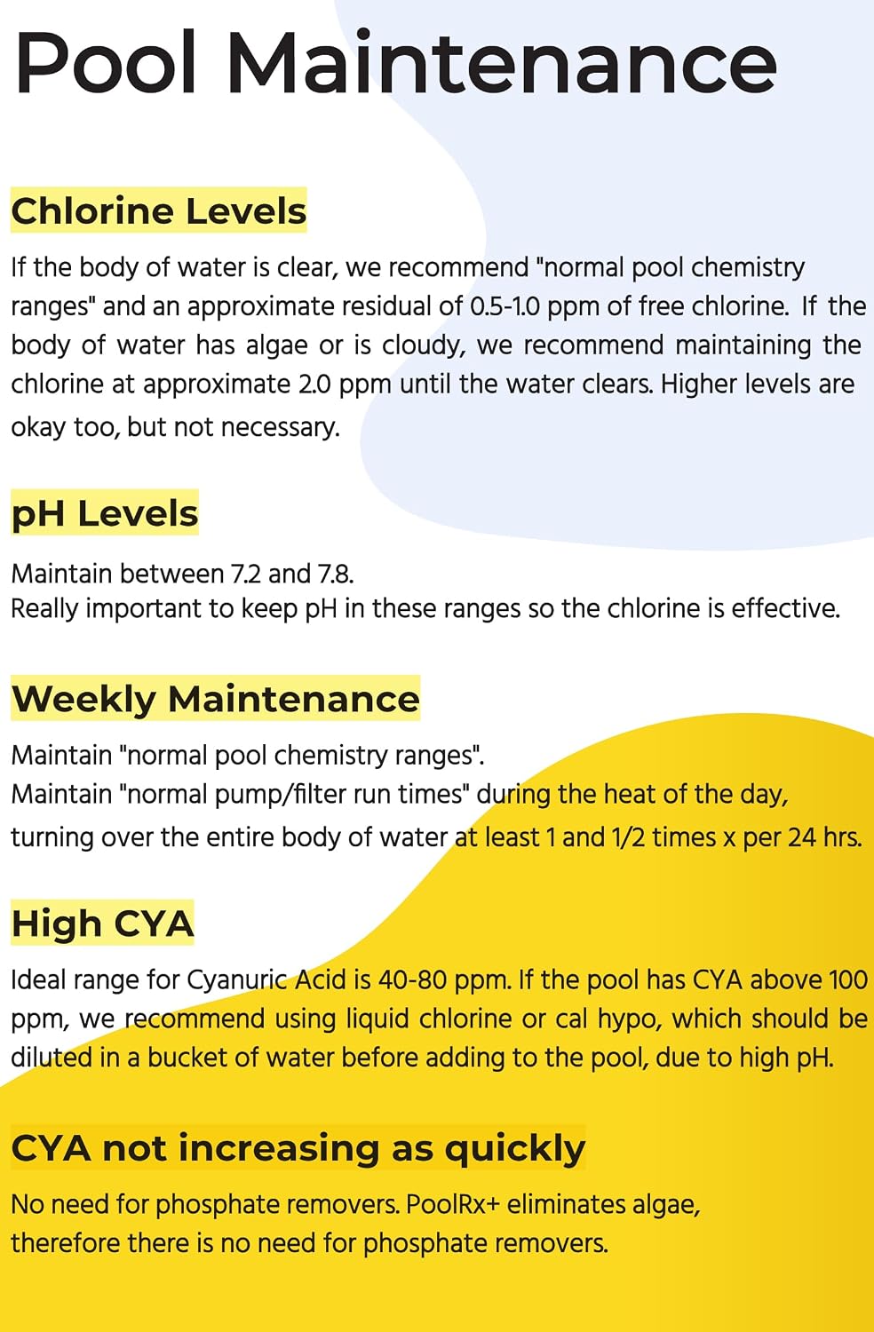 PoolRx+ Mineral Algaecide 4-Unit Pack, up to 6-Month Algae Control, for 2.5K-5K gallons, Red & White, New Formula with Silver.