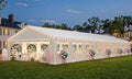 EROMMY 20x60FT Heavy Duty Party Tent, White Outdoor Event Canopy with Removable Sidewalls, Roll-up Doors & Storage Bags, Large Gazebo Shelter for Wedding, Commercial, and Backyard Use