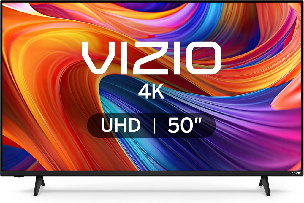 VIZIO 50-inch 4K UHD LED Smart TV w/Dolby Vision HDR, WiFi 6, Bluetooth Headphone Capable, Apple AirPlay, Google Cast Built-in (V4K50C-08, New)