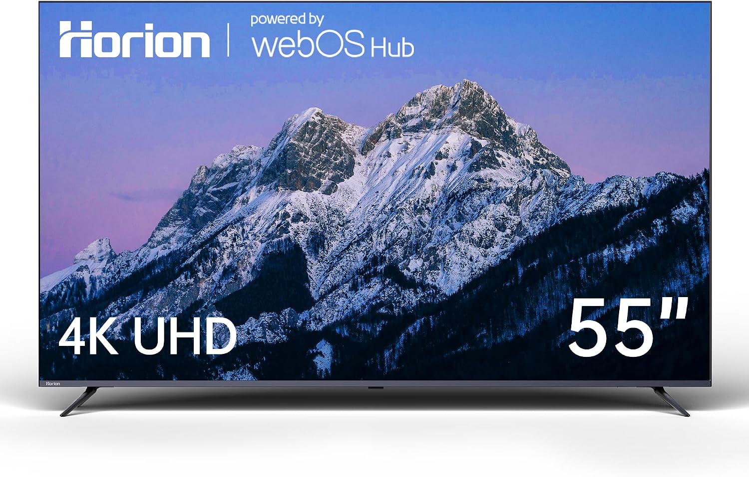 HORION 55 inch Smart TV, 4K UHD LED TV with WebOS 22, Ultra Slim Television with Mega Contrast, HDR10, Dolby Audio - Streaming Live, Bluetooth, Hdmi, WiFi ((P6D Series)