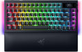 Razer BlackWidow V4 Pro 75% Wireless Gaming Keyboard:OLED Display -True 4K Hz Wireless -Bluetooth - Hot Swappable - Orange Tactile Switches - Command Dial - Snap Tap - Chroma RGB-Wrist Rest (Renewed)
