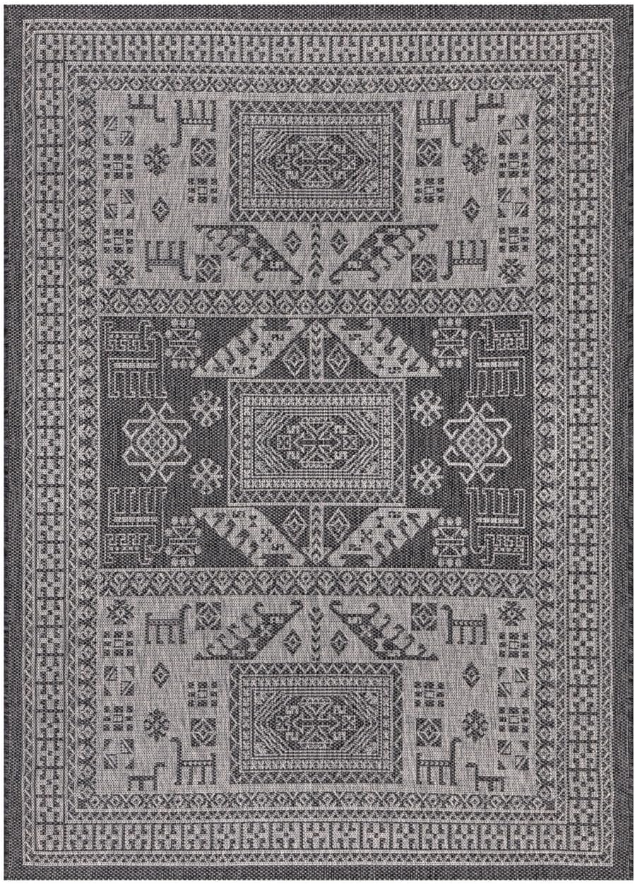 Keen Home Design Terrace Outdoor Area Rug - 9x12 Washable Indoor/Outdoor Rug for Patio, Kitchen, Balcony, Beach, Garden, Deck and Porch, Size: 8'10'x12'