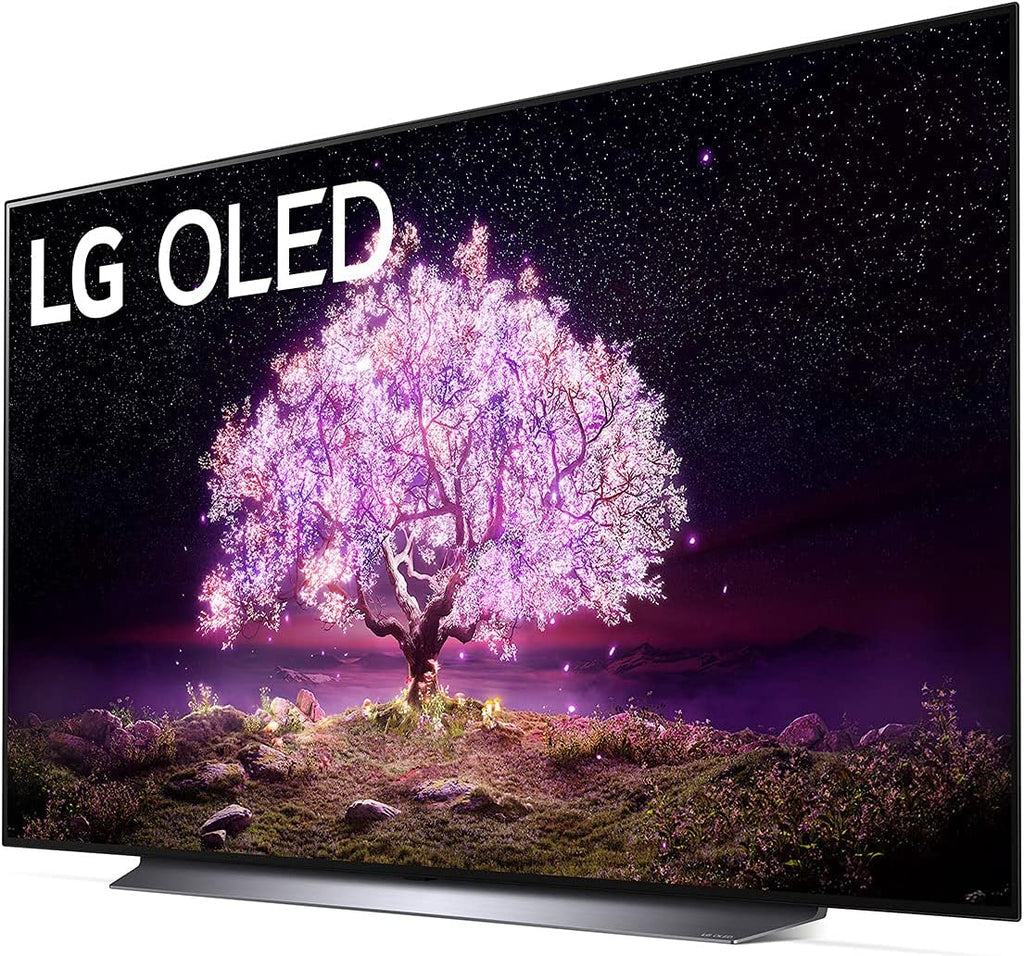 LG OLED C1 Series 77' Alexa Built-in 4k Smart TV (3840 x 2160), 120Hz Refresh Rate, AI-Powered 4K, Dolby Cinema, WiSA Ready, Gaming Mode (OLED77C1PUB, 2021)