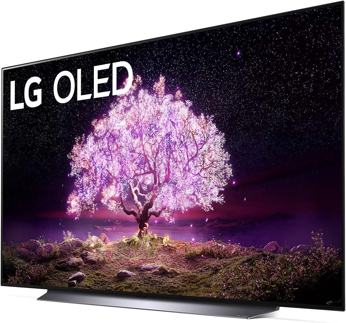 LG OLED C1 Series 77' Alexa Built-in 4k Smart TV (3840 x 2160), 120Hz Refresh Rate, AI-Powered 4K, Dolby Cinema, WiSA Ready, Gaming Mode (OLED77C1PUB, 2021)