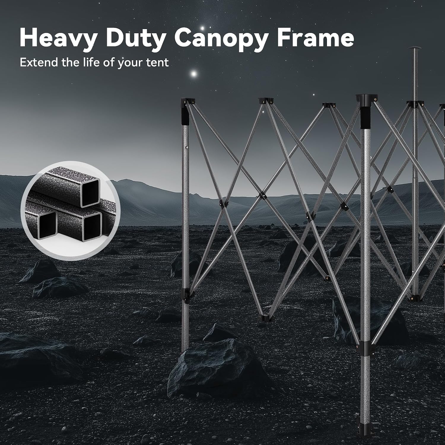 COBIZI 10x20 Heavy Duty Pop Up Canopy Tent with 6 Sidewalls Thicken Frame, Commercial Easy Up Outdoor Wedding Party Tents, All Season Waterproof Windproof with Stakes Sandbags Ropes Roller Bag, White