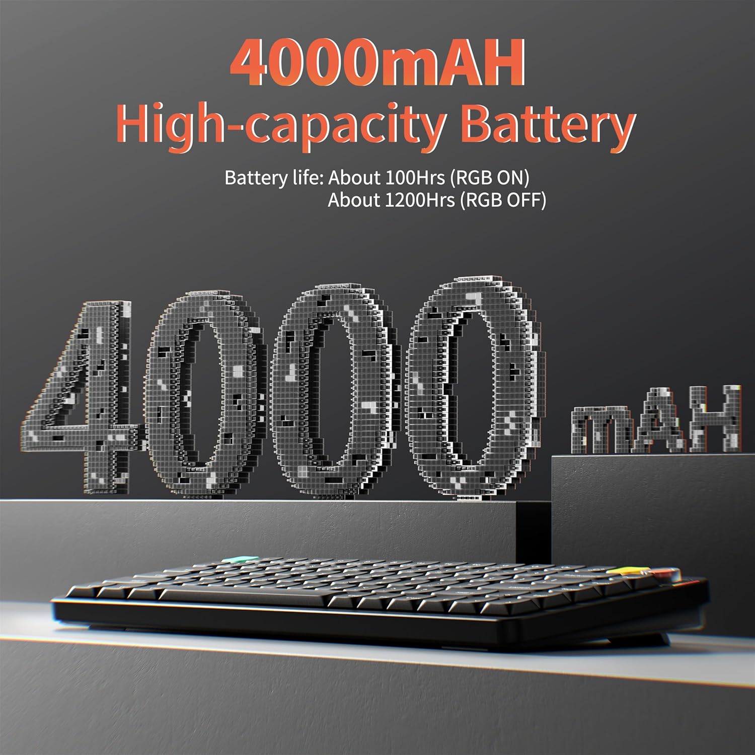 nuphy Air75 V3 Hot Swappable Wireless Mechanical Keyboard, 84 Keys 75% Custom Low Profile Keyboard with Knob, RGB Backlit, Gasket Mounted, Support Bluetooth/2.4GHz/USB-C,Black-Blush Nano