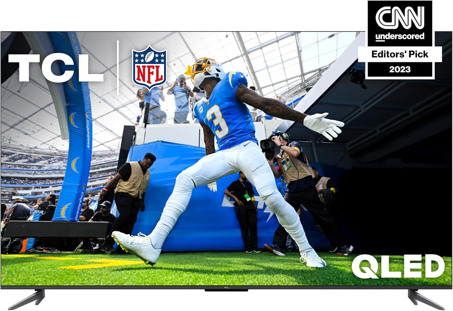 TCL 55-Inch Q6 QLED 4K Smart TV with Google TV (55Q650G, 2023 Model) Dolby Vision, Dolby Atmos, HDR Pro+, Game Accelerator Enhanced Gaming, Voice Remote, Works with Alexa, Streaming UHD Television