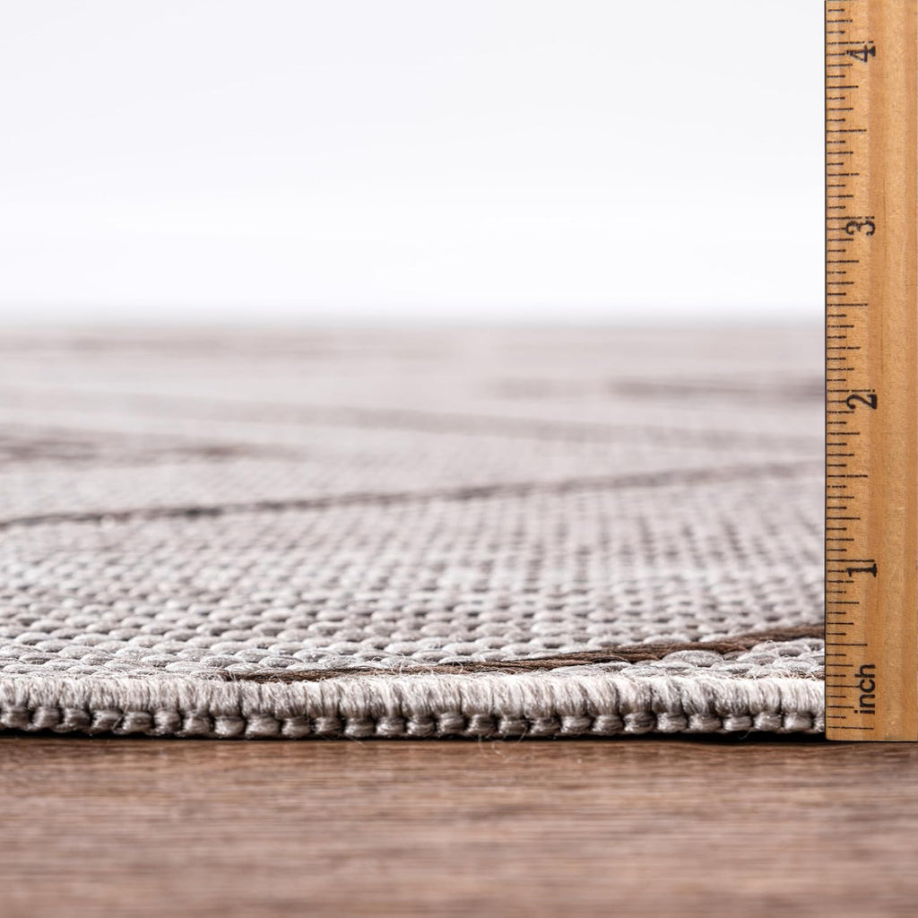 Keen Home Design Terrace Outdoor Area Rug - 9x12 Washable Indoor/Outdoor Rug for Patio, Kitchen, Balcony, Beach, Garden, Deck and Porch, Size: 8'10'x12'