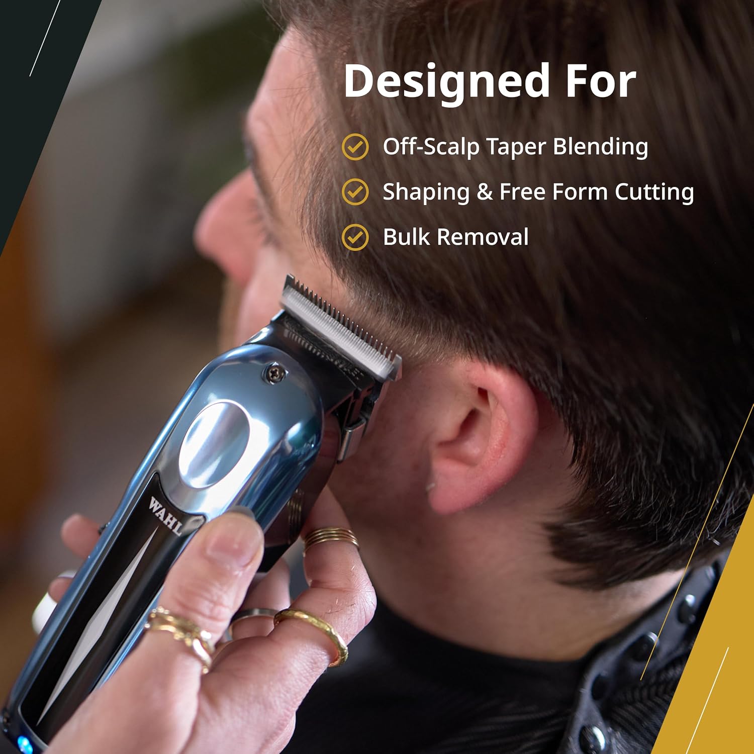 Wahl Professional Super Taper X Cordless Clipper, Stagger-Tooth Blade, Powerful Rotary Motor Grooming Tool, 100-Minute Runtime