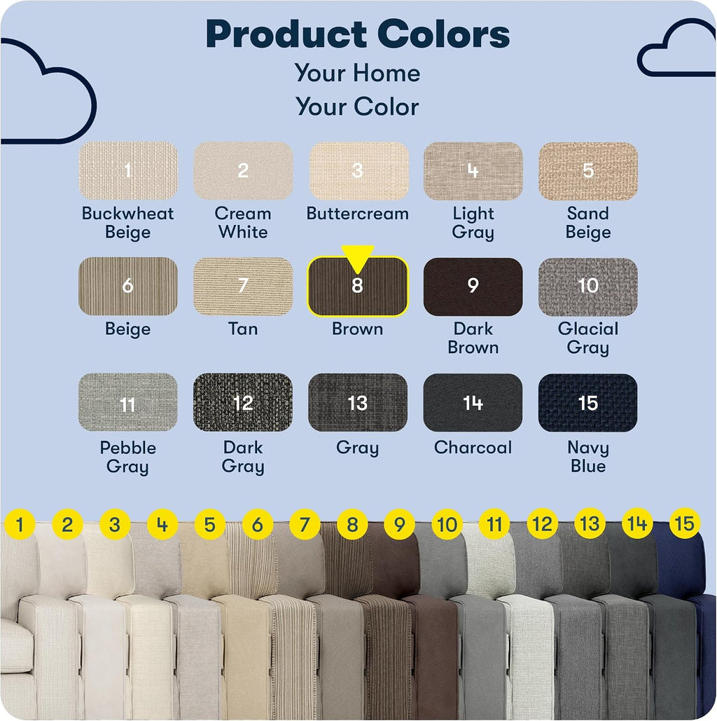 Serta Palisades 78' Track Arm Sofa, Easy Care Polyester, Soft Pillow Back, Pocket Coil Seat Cushions, Removable Covers, Loveseat or Couch for Small Spaces, Living Rooms or Bedrooms, Brown