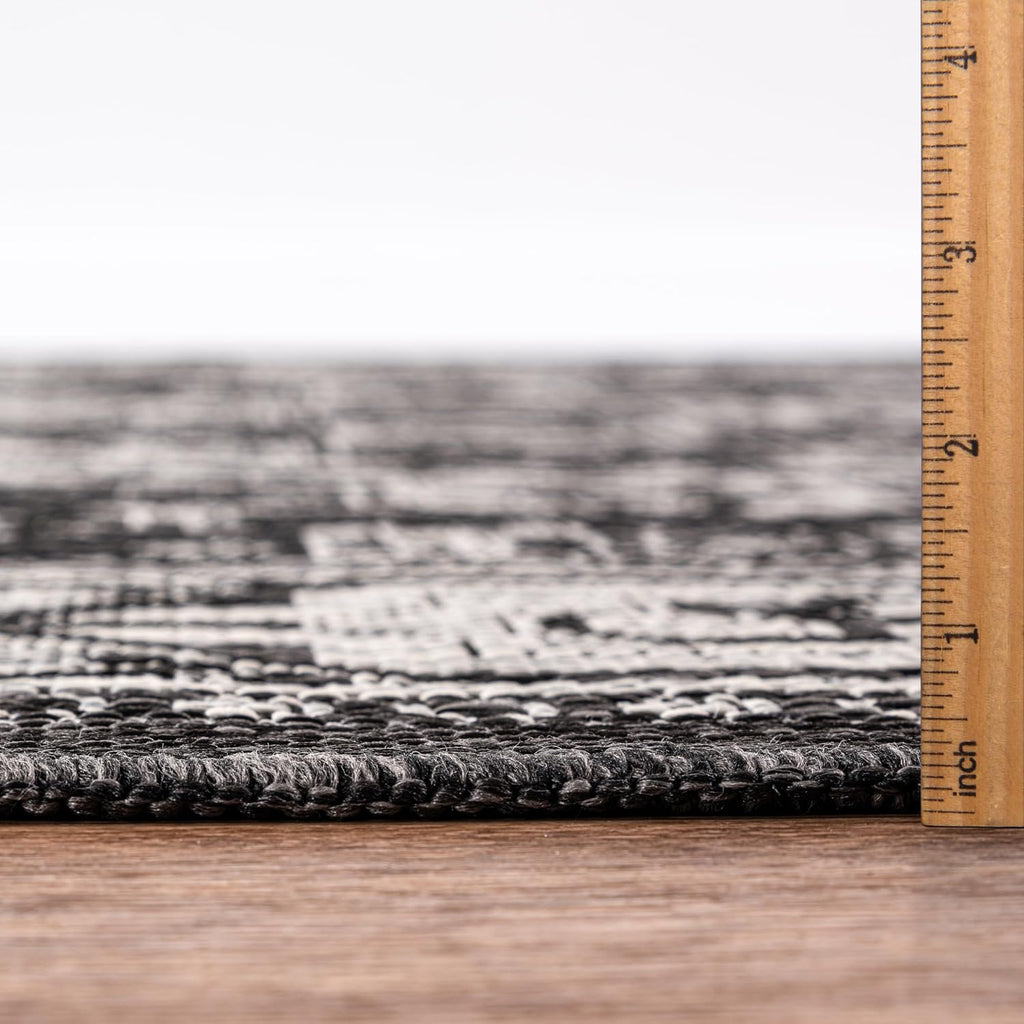 Keen Home Design Terrace Outdoor Area Rug - 9x12 Washable Indoor/Outdoor Rug for Patio, Kitchen, Balcony, Beach, Garden, Deck and Porch, Size: 8'10'x12'