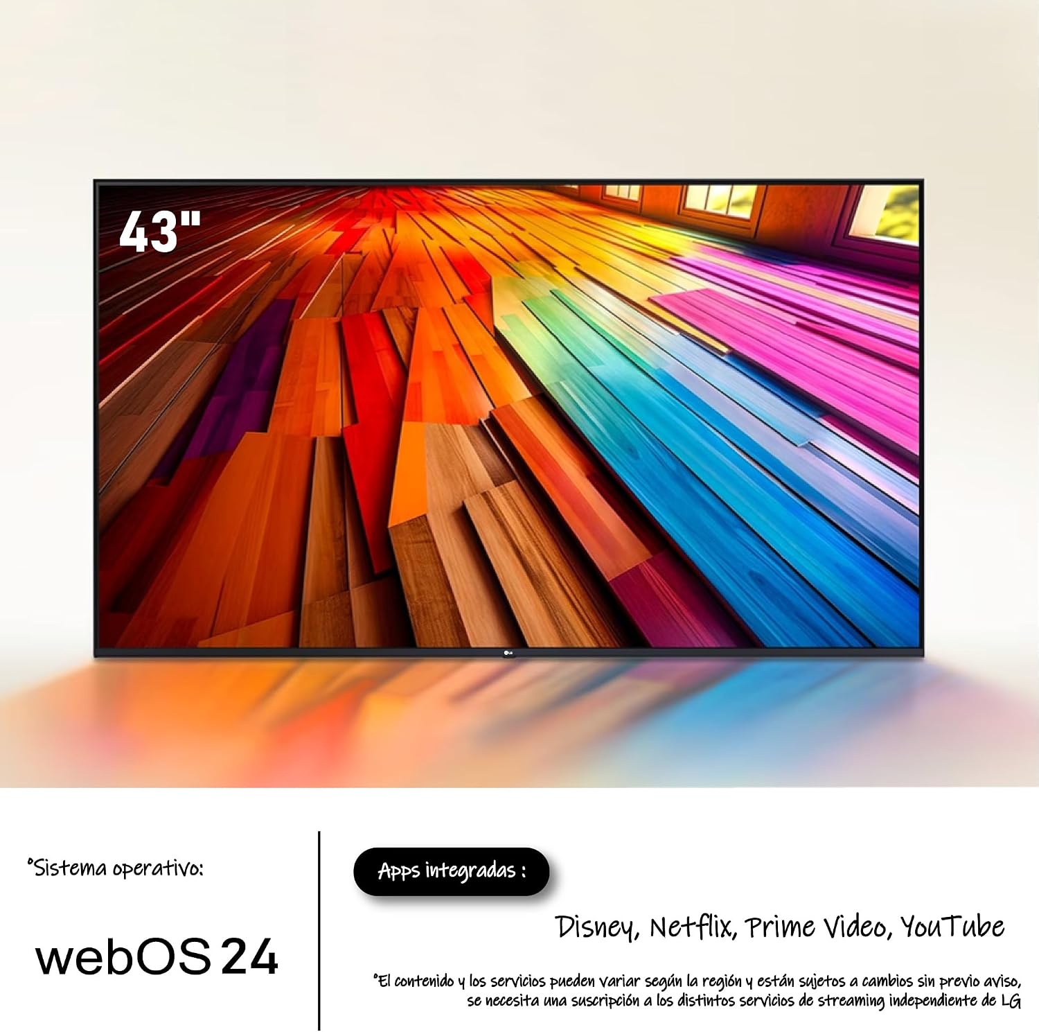 LG 43' UT8000 Series LED 4K UHD Smart webOS TV 43UT8000AUA