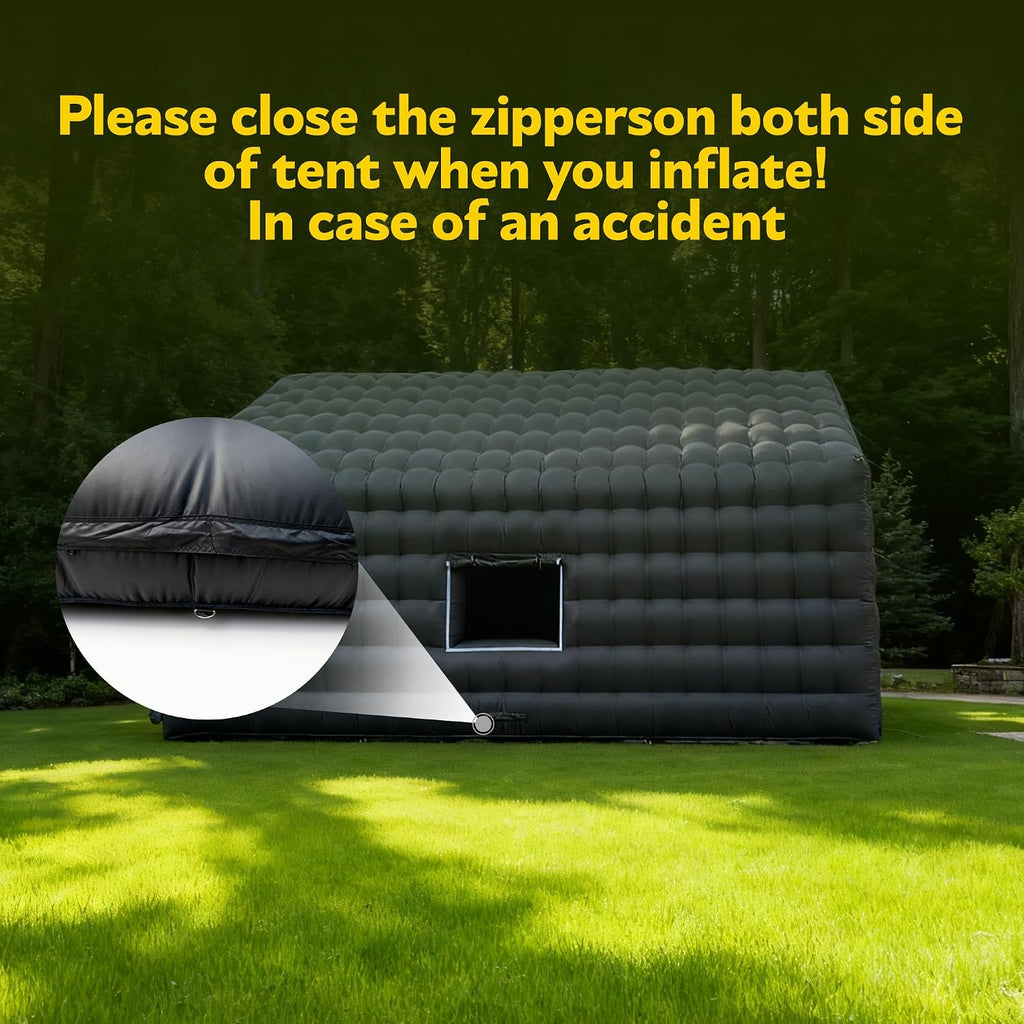 Party Tent Large,Large Gazebo Event House,Inflatable Outdoor Party Tent,for Birthday Party, School Camping, Disco Nightclub, Wedding Party (29FT)