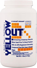 Yellow Out Swimming Pool Chlorine Shock Enhancing Treatment - 4 x 4 Pounds
