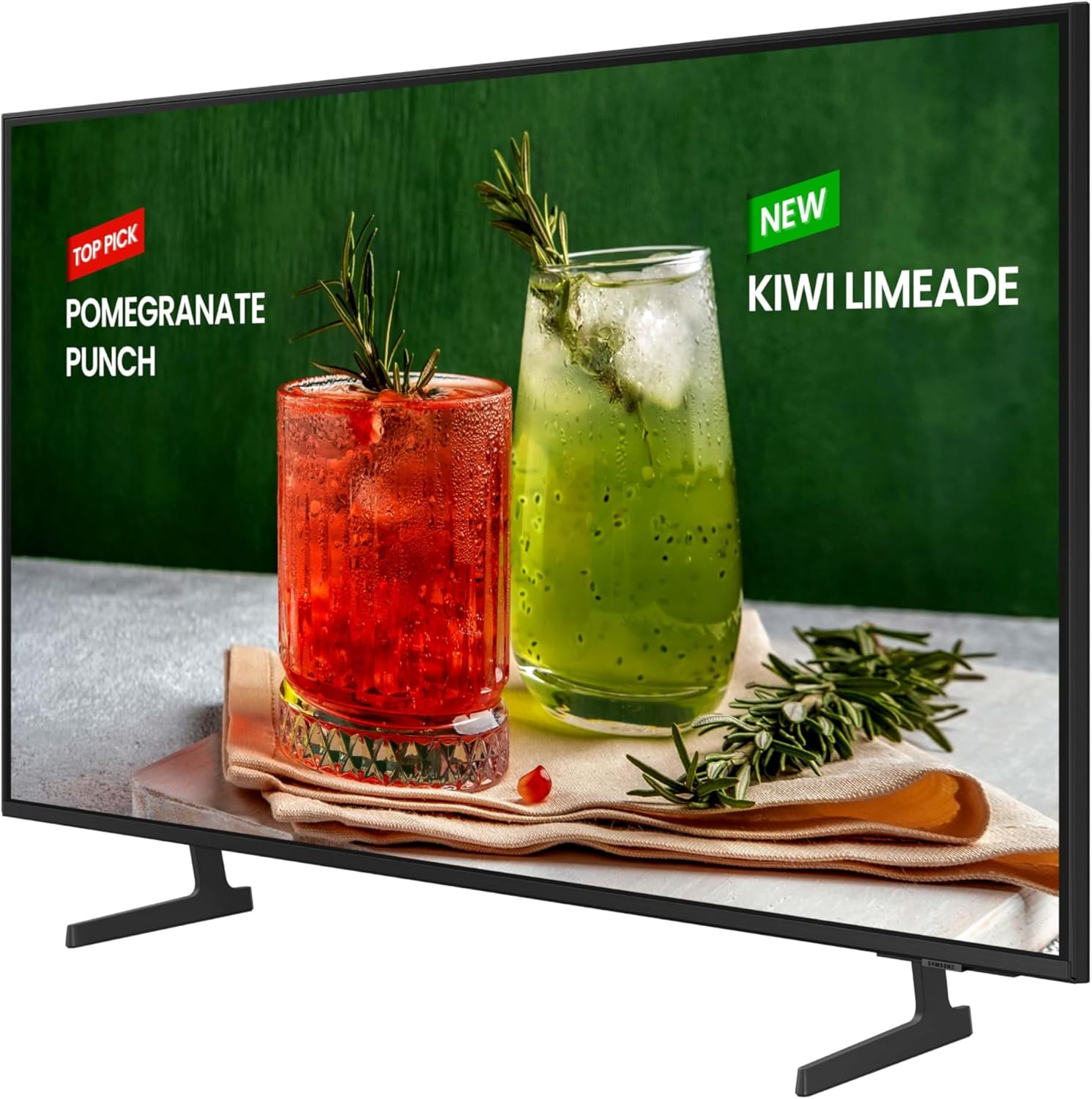 Samsung 43-Inch Class Crystal UHD 4K Bed-H Series HDR Business Pro TV w/ 3-Sided Bezel-Less Slim Design, Use for Digital Signage Displays, Commercial TV, Alexa Built-in, LH43BEDHLGFXGO