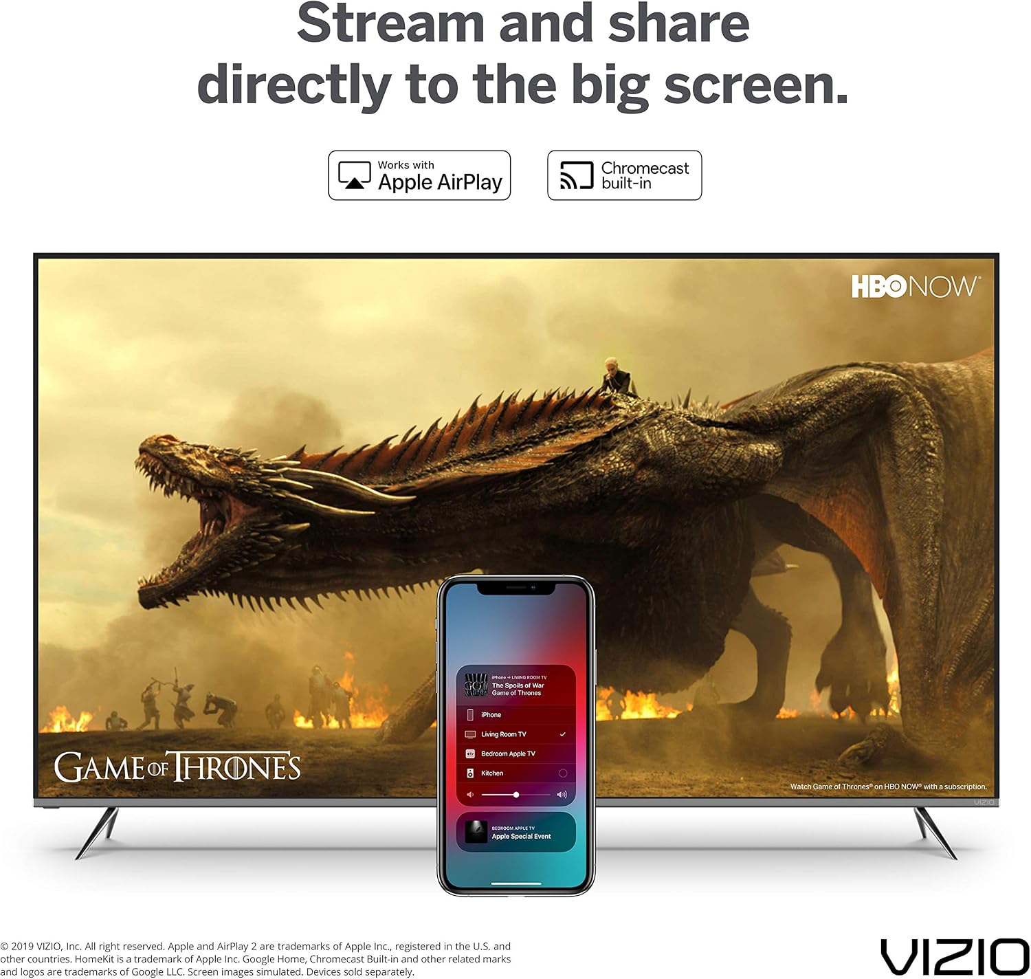 VIZIO M658-G1 M-Series Quantum 65' 4K HDR Smart TV