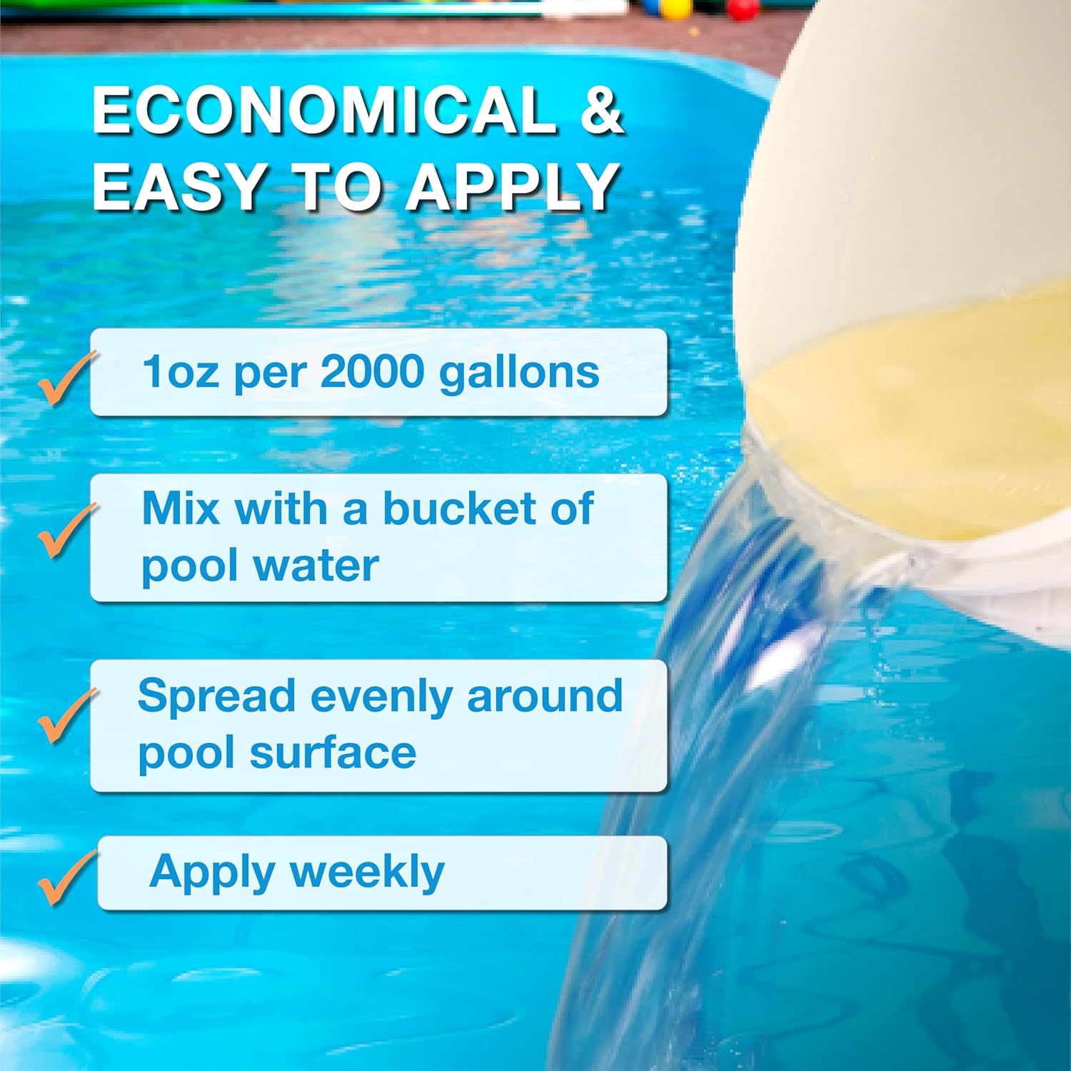 Orb-3 F839-000-5G Pool Enzymes for Maintenance, 5-Gallon Pail