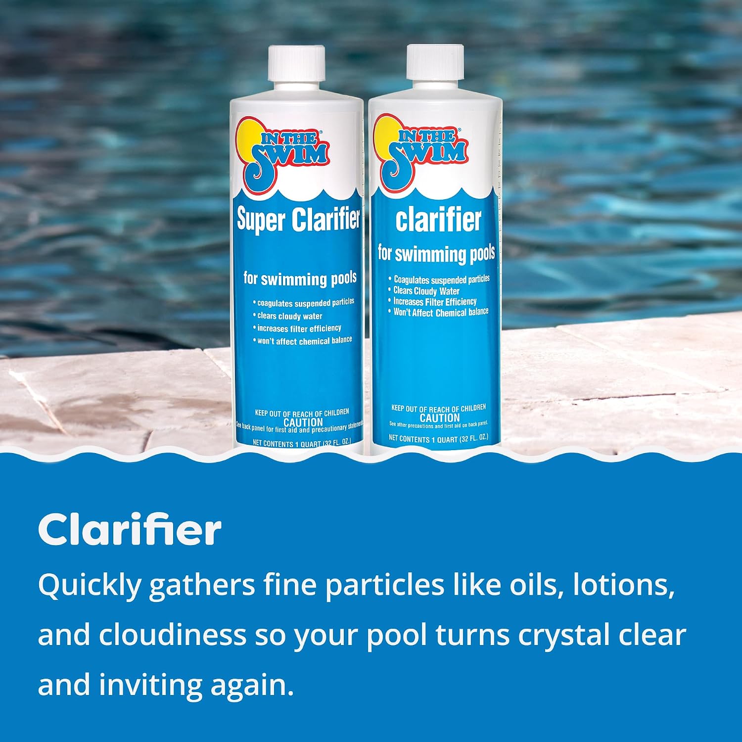 In The Swim Green Pool Rescue Kit - Removes Algae for Clear Water, Weekly Sparkle - Plus
