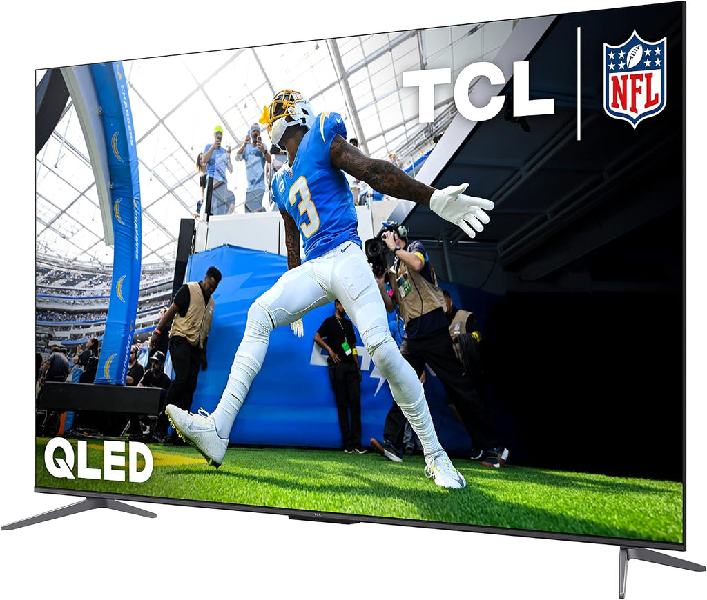 TCL 55-Inch Q6 QLED 4K Smart TV with Google TV (55Q650G, 2023 Model) Dolby Vision, Dolby Atmos, HDR Pro+, Game Accelerator Enhanced Gaming, Voice Remote, Works with Alexa, Streaming UHD Television