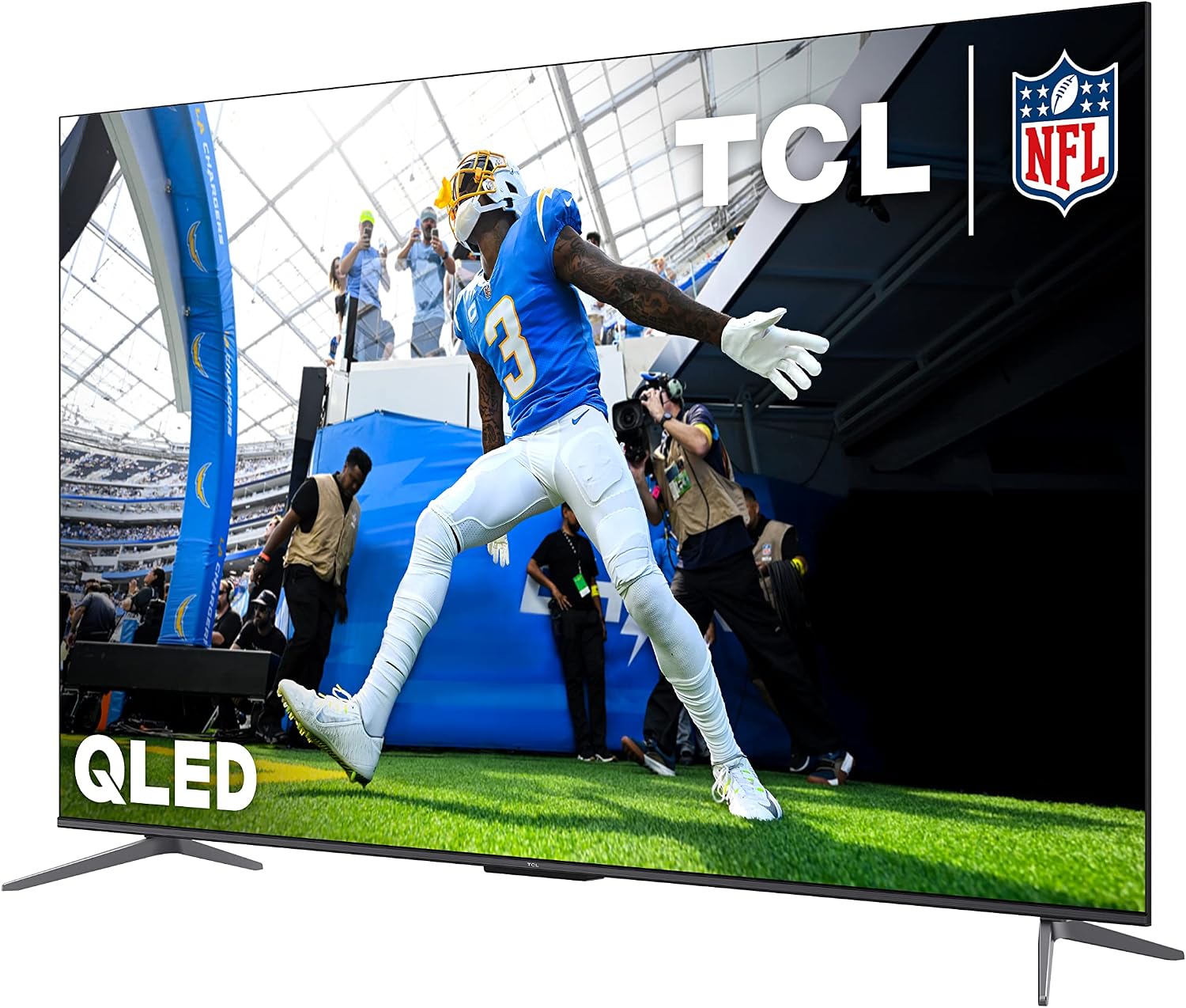 TCL 55-Inch Q6 QLED 4K Smart TV with Google TV (55Q650G, 2023 Model) Dolby Vision, Dolby Atmos, HDR Pro+, Game Accelerator Enhanced Gaming, Voice Remote, Works with Alexa, Streaming UHD Television