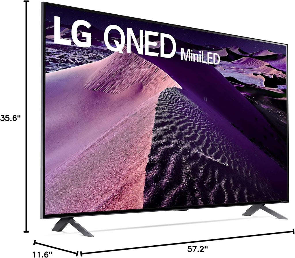LG QNED 85 Series 65' Alexa Built-in 4k Smart TV (3840 x 2160), 120Hz Refresh Rate, AI-Powered 4K, Dolby Cinema, WiSA Ready, Cloud Gaming (65QNED85UQA, 2022)
