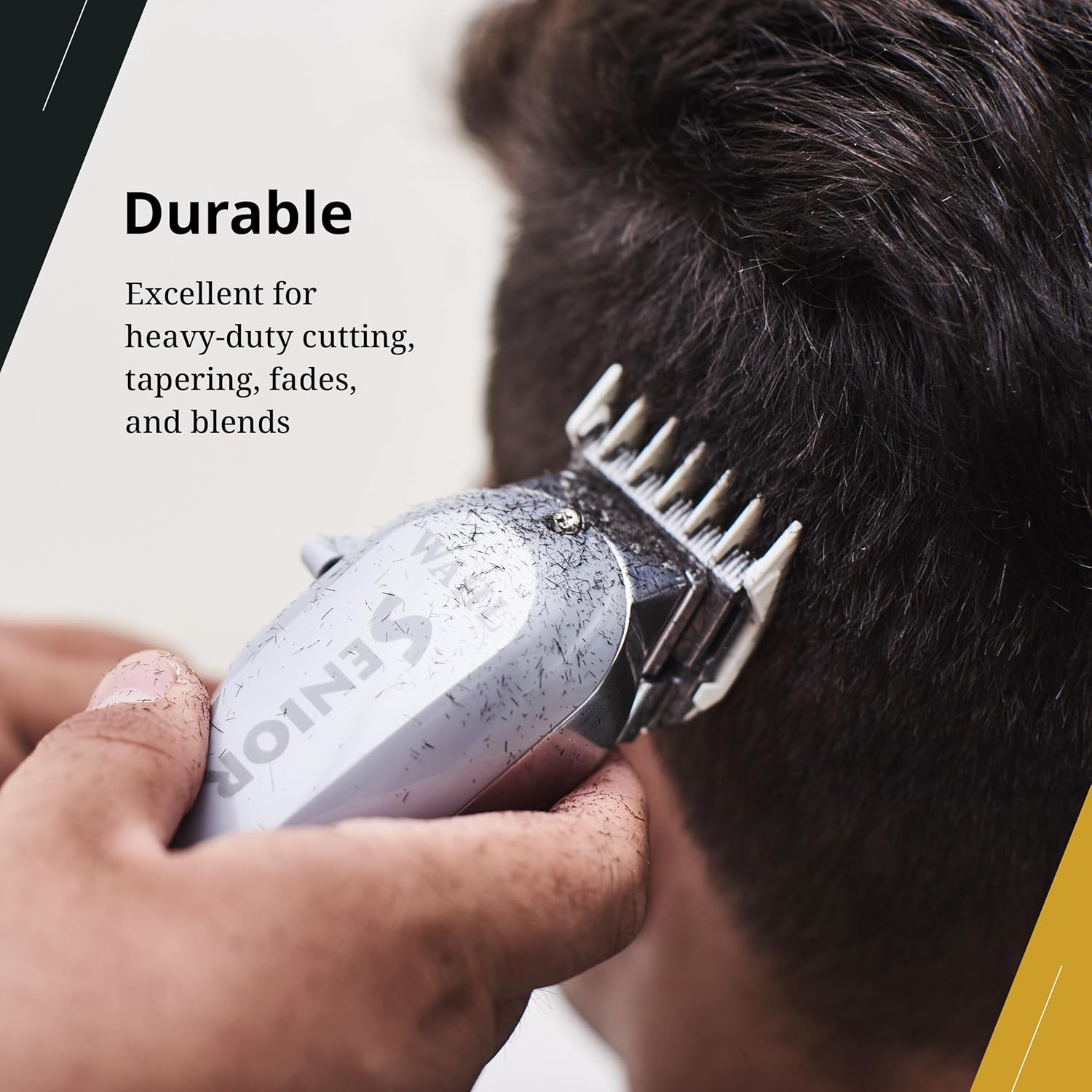 Wahl Professional Senior Clipper, V9000 Motor, Corded Heavy-Duty Design for Tapering, Fading, and Blending