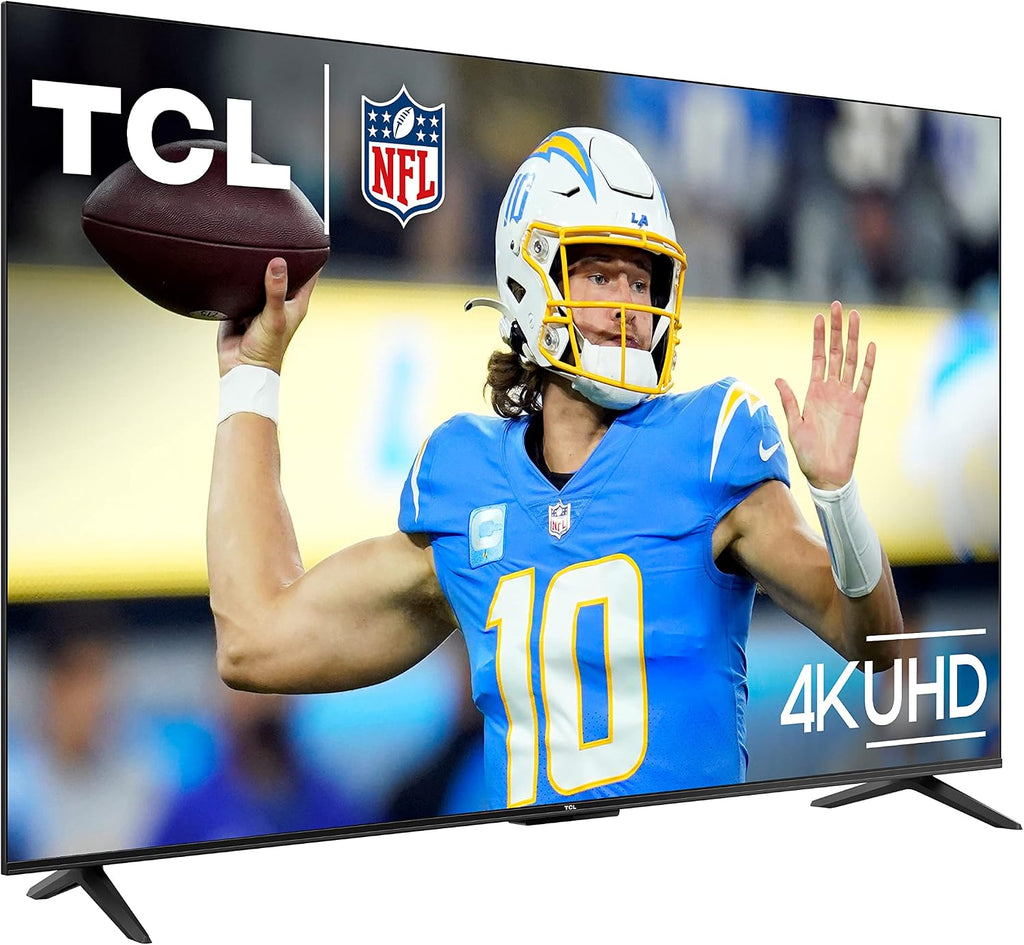 TCL 65-Inch Class S4 4K LED Smart TV with Google (65S450G, 2023 Model), Dolby Vision, HDR Pro, Atmos, Assistant Built-in Voice Remote, Works Alexa, Streaming UHD Television