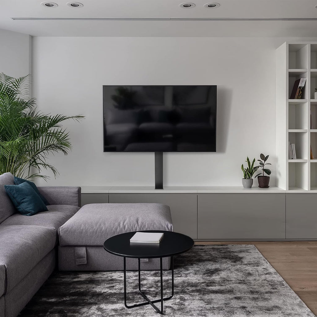 VIVO Motorized Large TV Stand for 37 to 77 inch Screens, Vertical Lift Television Stand with Remote Control, Compact TV Mount Bracket, MOUNT-E-UP80D