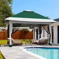 Pop Up Gazebo Tent, 12x12 Outdoor Canopy Patio Shelter with Mosquito Netting, Double Roof Easy Up Screened Canopy, Party Pavilion for Outside Garden, Backyard, Lawn