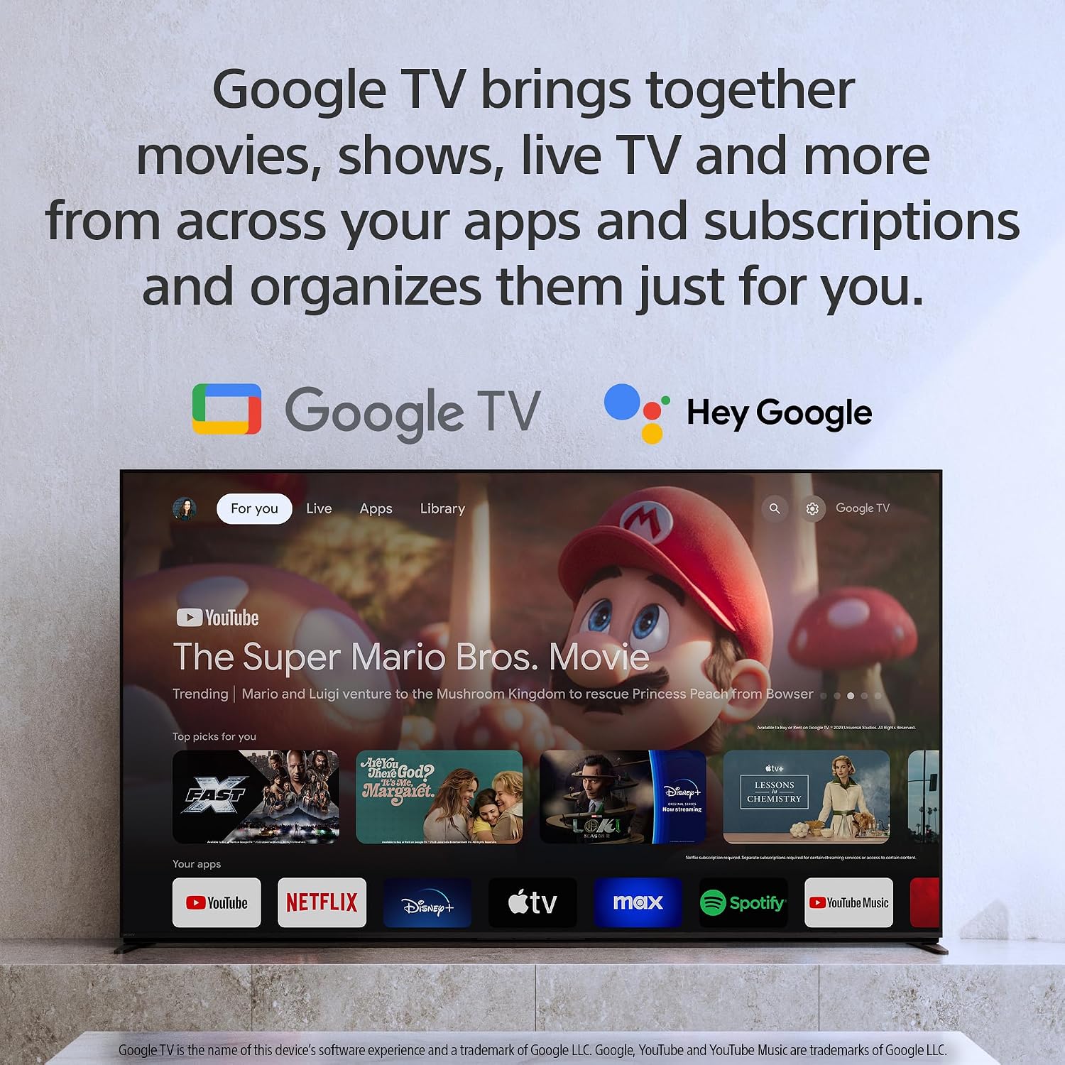 Sony 65 Inch Mini LED QLED 4K Ultra HD TV BRAVIA 9 Smart Google TV with Dolby Vision HDR and Exclusive Features for PlayStation 5 (K-65XR90)