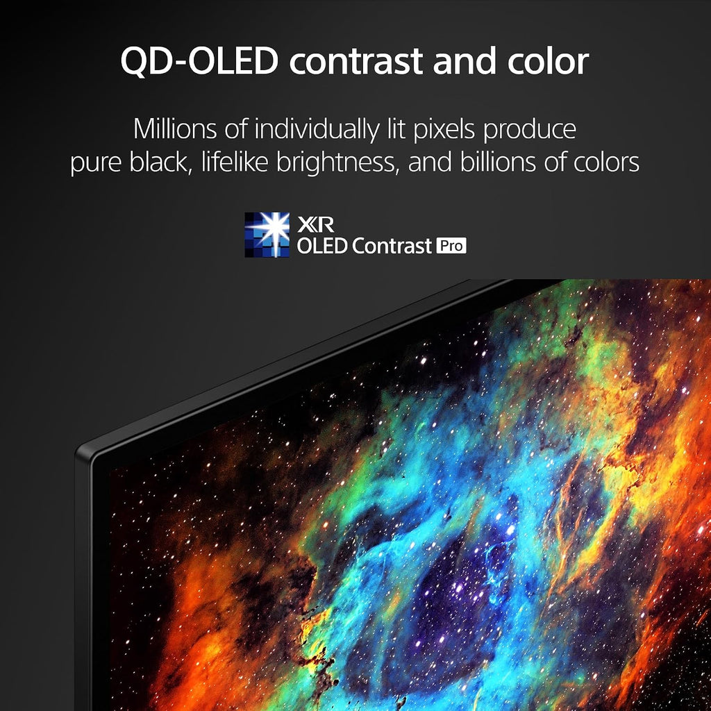 Sony QD-OLED 55 inch BRAVIA XR A95L Series 4K Ultra HD TV: Smart Google TV with Dolby Vision HDR and Exclusive Gaming Features for The PlayStation® 5 XR55A95L- Latest Model