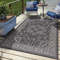 Keen Home Design Terrace Outdoor Area Rug - 9x12 Washable Indoor/Outdoor Rug for Patio, Kitchen, Balcony, Beach, Garden, Deck and Porch, Size: 8'10'x12'