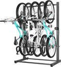 Ultrawall Freestanding Bike Rack, Vertical Bike Storage Stand for Garage, Indoor Bicycle Organizer, Holds Up to 5 Bikes