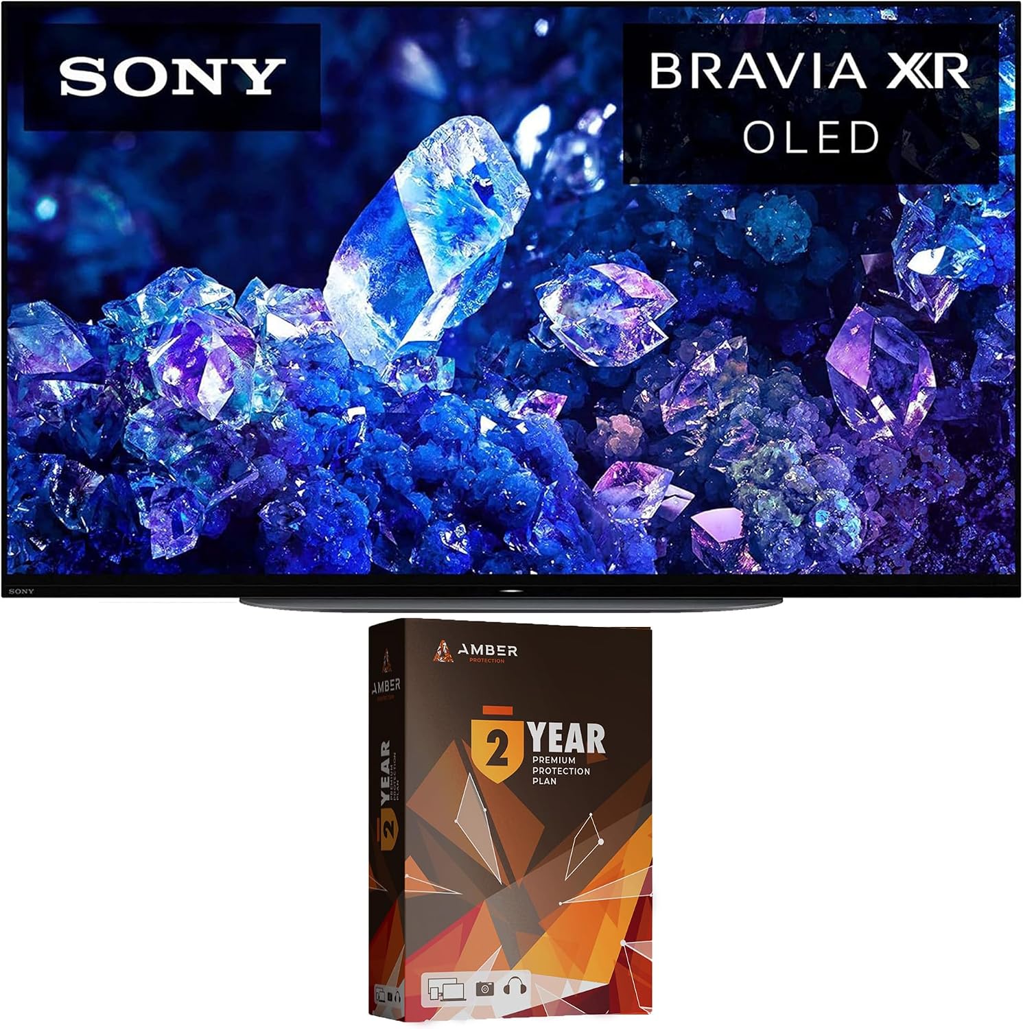 Sony XR42A90K 42 Inch 4K Bravia XR OLED High Definition Resolution Smart TV with 2 Year Amber Protection Plan (2022)