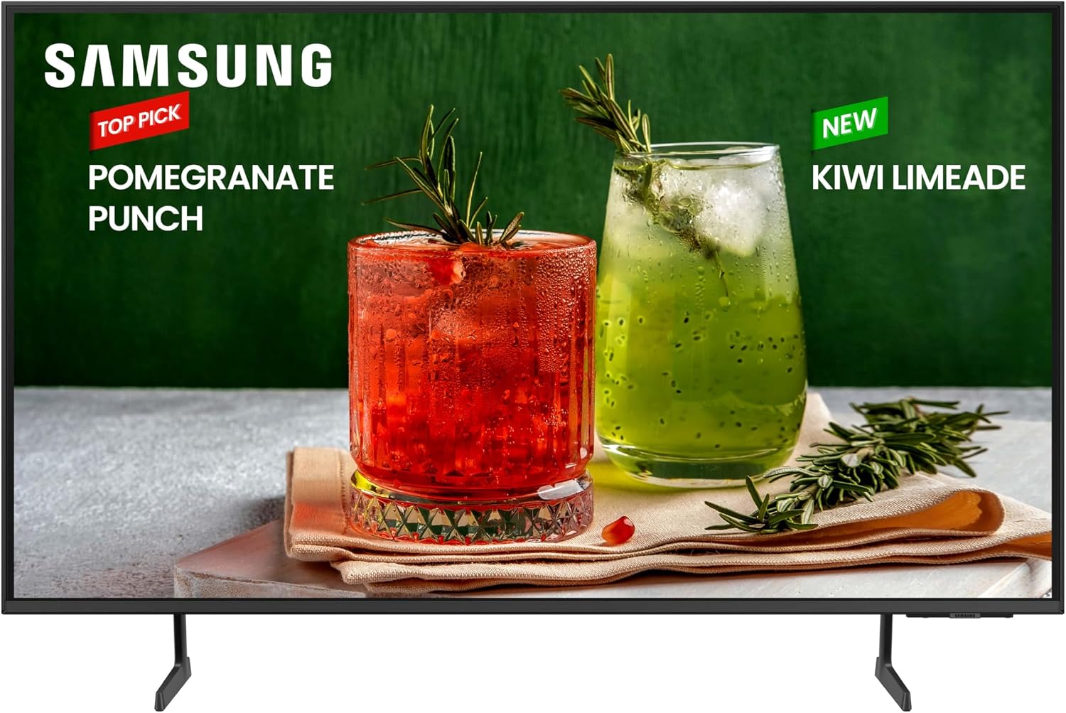 Samsung 43-Inch Class Crystal UHD 4K Bed-H Series HDR Business Pro TV w/ 3-Sided Bezel-Less Slim Design, Use for Digital Signage Displays, Commercial TV, Alexa Built-in, LH43BEDHLGFXGO