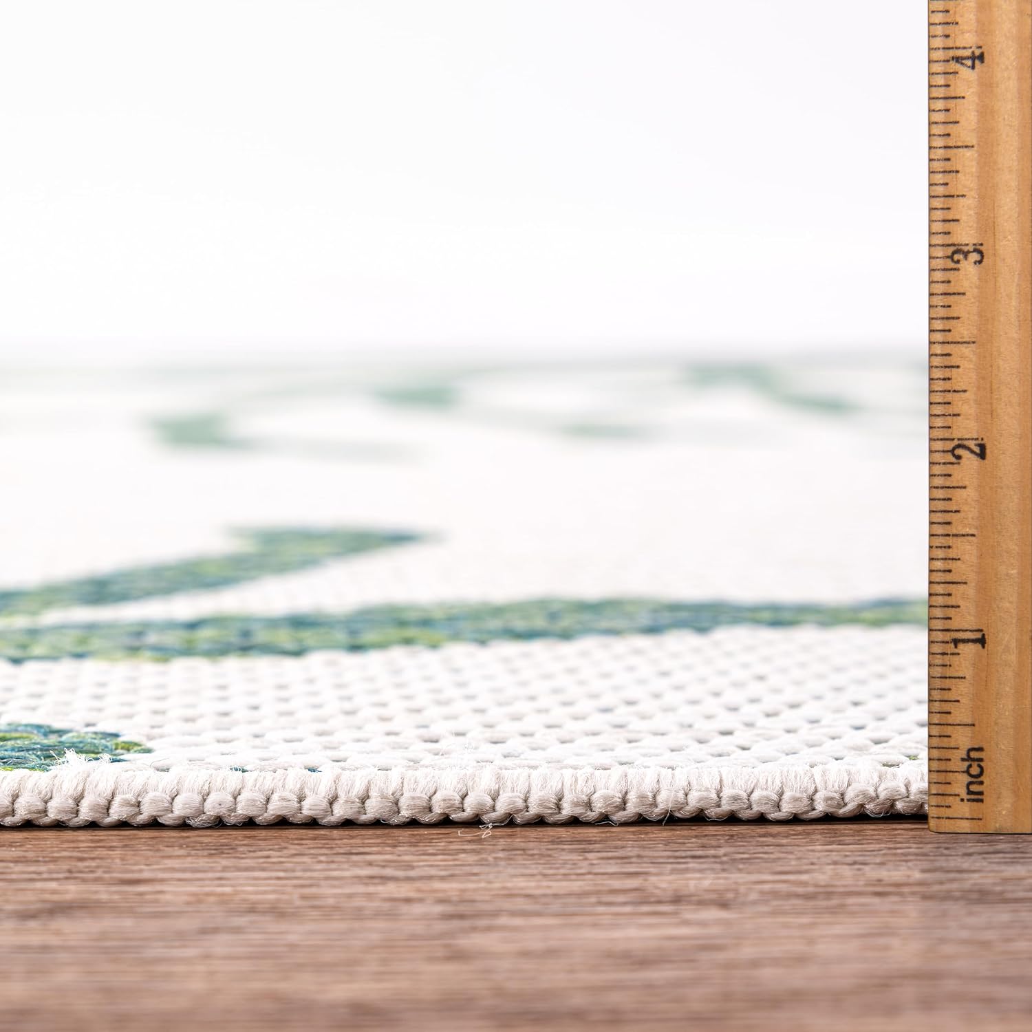 Keen Home Design Terrace Outdoor Area Rug - 9x12 Washable Indoor/Outdoor Rug for Patio, Kitchen, Balcony, Beach, Garden, Deck and Porch, Size: 8'10'x12'